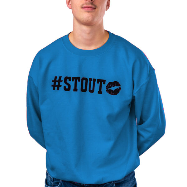 #stout royal blue sweater